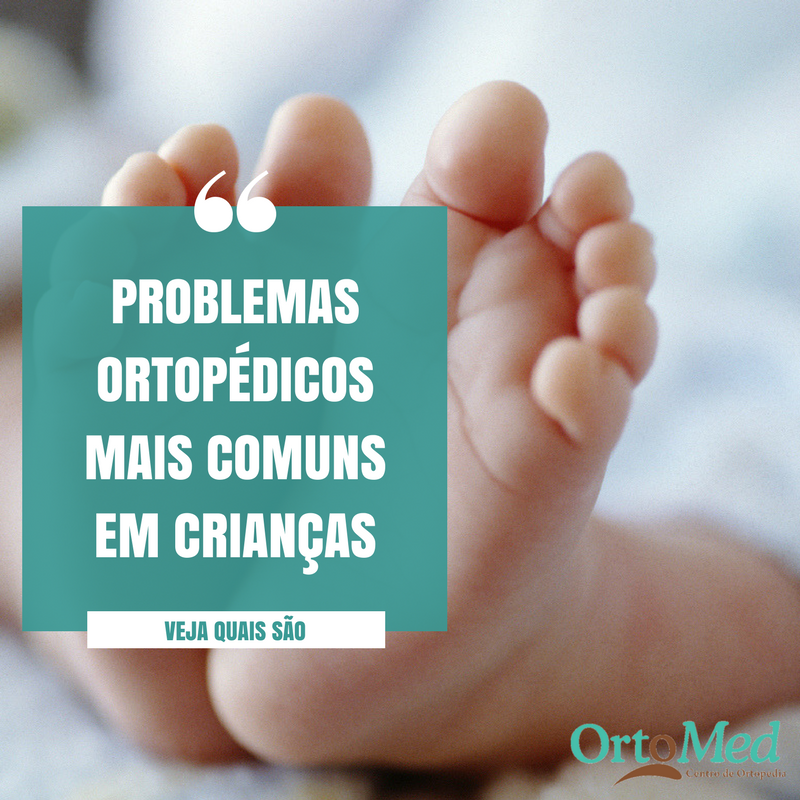 Identificar problemas ortopédicos em crianças é muito importante