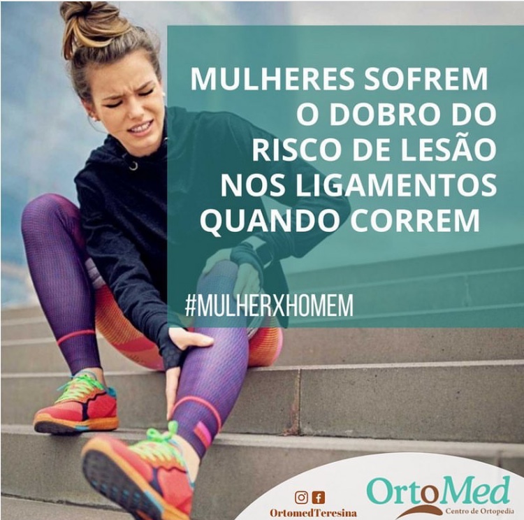 Características do corpo feminino favorecem a lesões